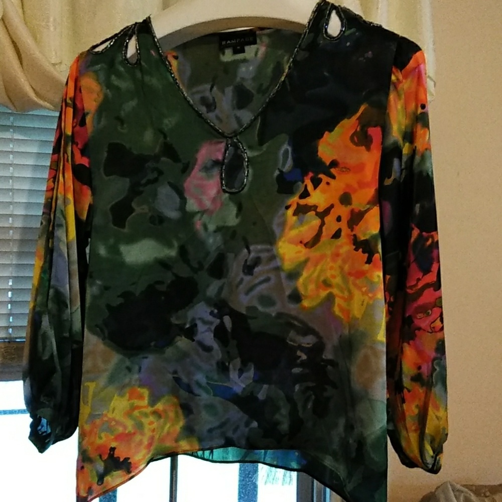 Rampage Beaded Blouse